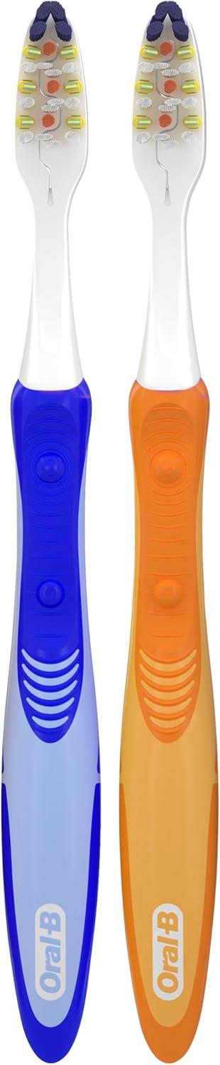 image:imageOralB Pulsar ProHealth Expert Clean Battery electric toothbrush 2 count MEDIUM toothbrush pack removes plaque travel essentials tooth brushColors May Vary