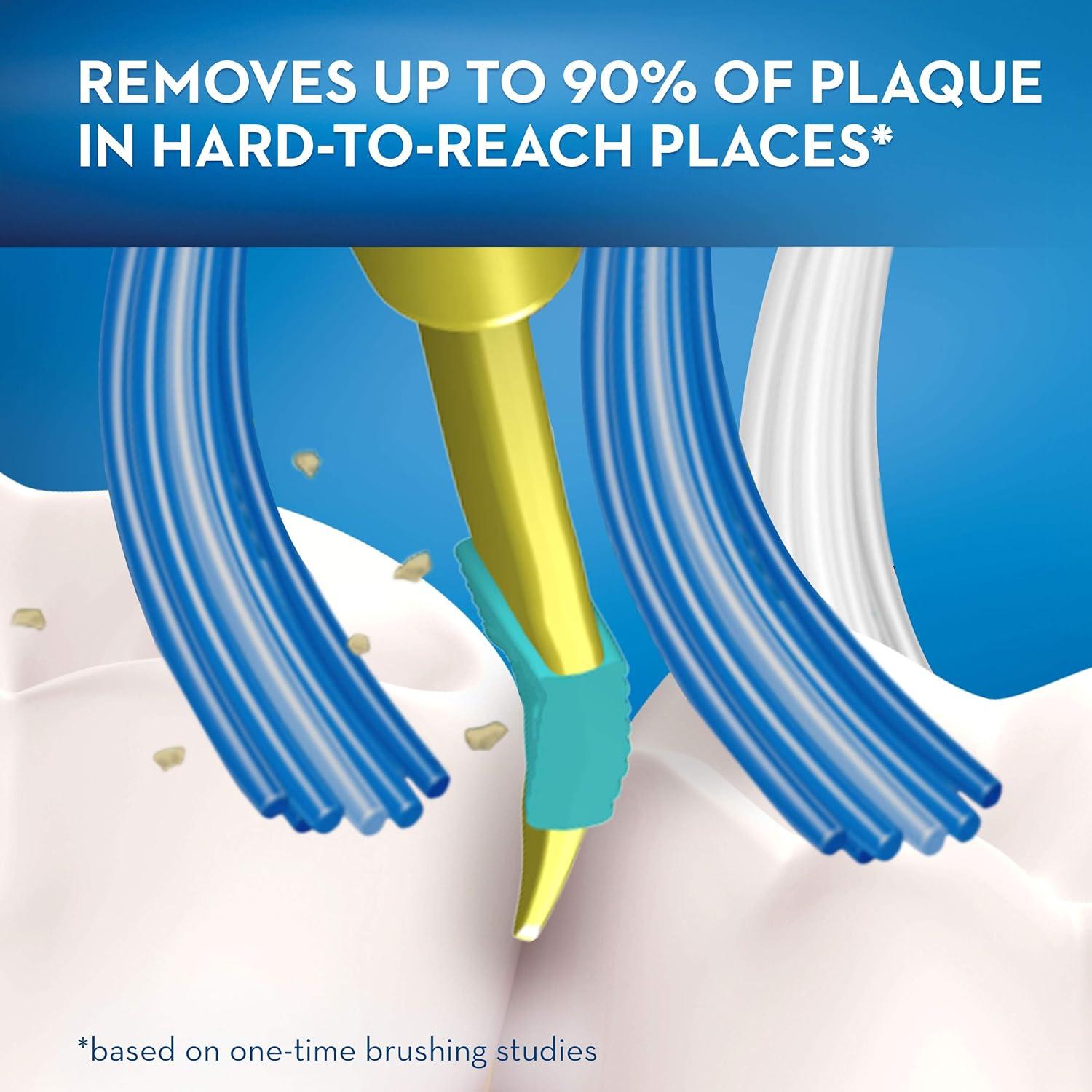 image:imageOralB Pulsar ProHealth Expert Clean Battery electric toothbrush 2 count MEDIUM toothbrush pack removes plaque travel essentials tooth brushMulticolor