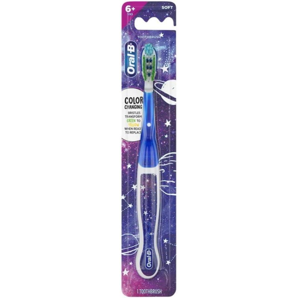 image:imageOralB Cross Action Kids Toothbrush Soft Bristles Ages 6 1 Count1 Count Pack of 1