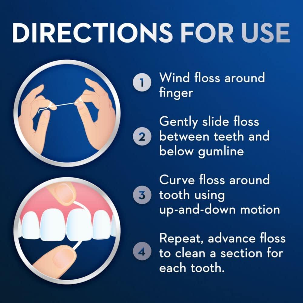 image:imageOralB Dental Floss for Braces Super Floss PreCut Strands Mint 50 Count Pack of 2