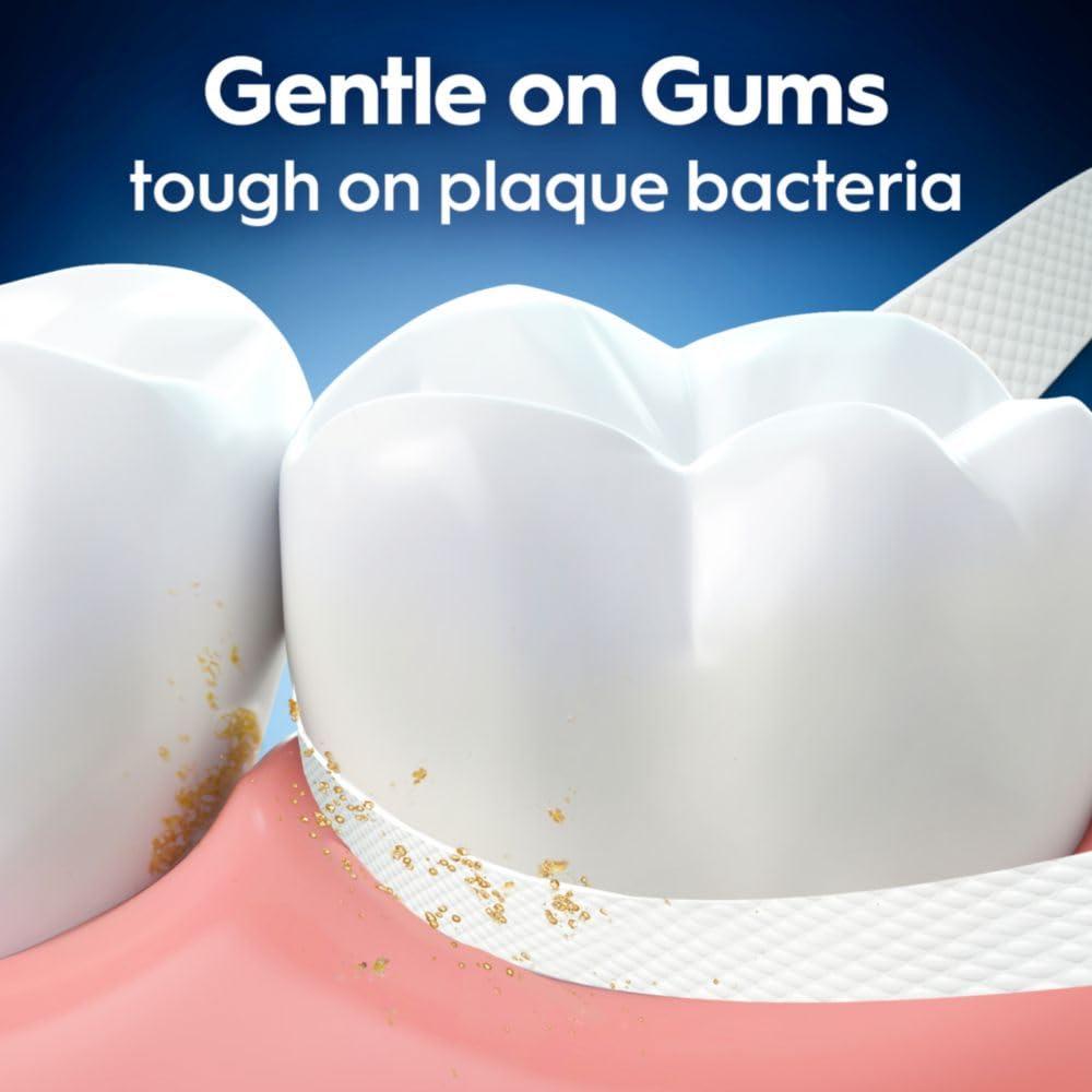 image:imageOralB Glide Dental Floss Shred Resistant Gentle on Gums Natural Wax Slides Smoothly Deep Clean Cool Mint Flavor 40 M 3 Count13123 Foot Pack of 3
