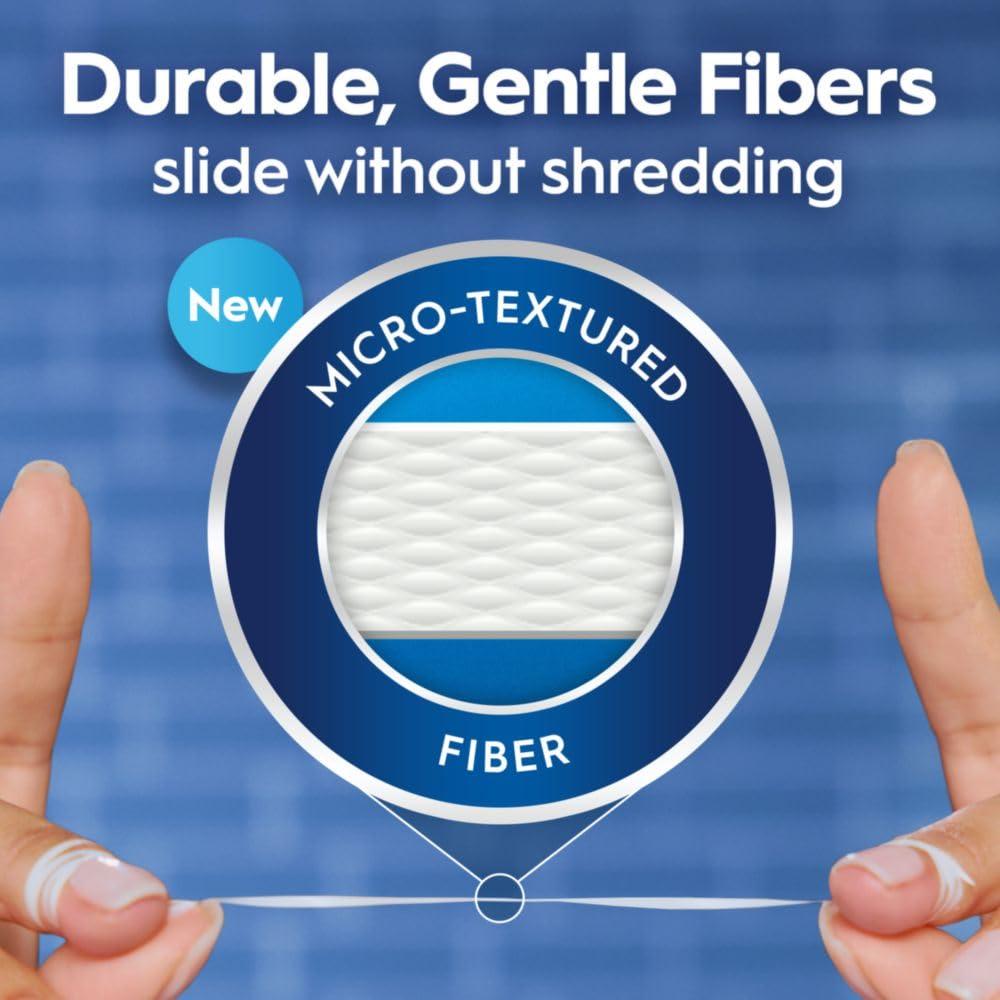 image:imageOralB Glide Dental Floss Shred Resistant Gentle on Gums Natural Wax Slides Smoothly Deep Clean Cool Mint Flavor 40 M 3 Count13123 Foot Pack of 3