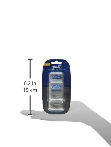 image:imageOralB Glide Dental Floss Shred Resistant Gentle on Gums Natural Wax Slides Smoothly Deep Clean Cool Mint Flavor 40 M 3 Count13123 Foot Pack of 6