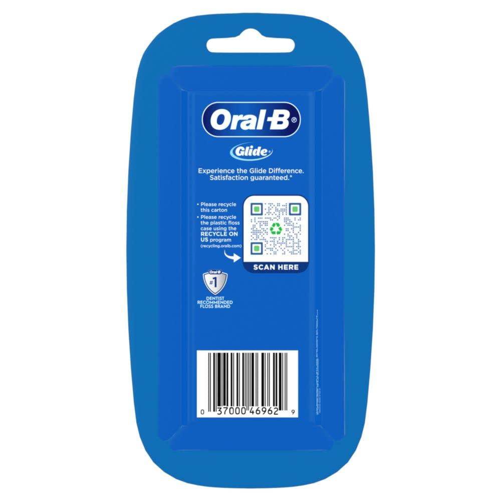 image:imageOralB Glide Healthy Gums Unflavored Dental Floss Smooth Strong Shred Resistant Value 2 Pack 50m Each16404 Foot Pack of 4