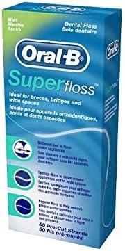 image:imageOralB Super Floss PreCut Strands Dental Floss Mint 50 CountMint