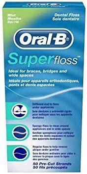 image:imageOralB Super Floss PreCut Strands Dental Floss Mint 50 CountMint