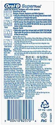 image:imageOralB Super Floss PreCut Strands Dental Floss Mint 50 CountMint