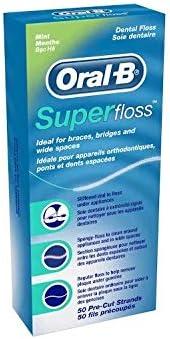 image:imageOralB Super Floss PreCut Strands Dental Floss Mint 50 CountMint