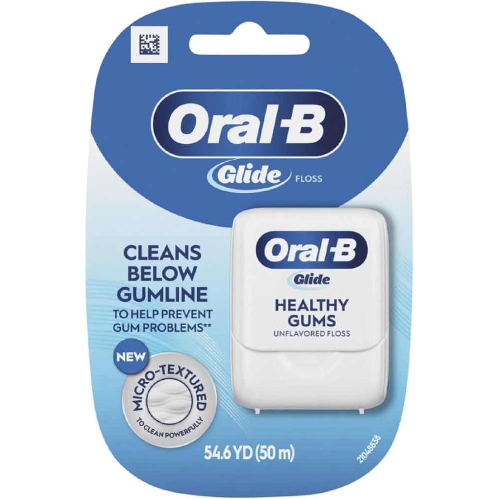 image:imageOralB Glide Deep Clean Cool Mint Dental Floss Value 2 Pack 40m Each6 Count 164 Foot each