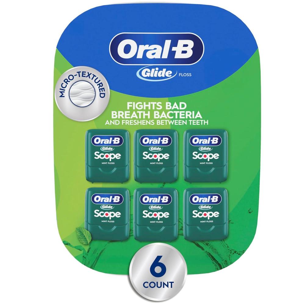 image:imageOralB Glide Dental Floss Scope Mint Flavor 40 m Pack of 67872 Foot Pack of 1