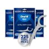 image:imageOralB Glide Ultra Deep Clean Floss Picks Removes Food and Plaque Cool Mint Flavor 75 Floss Picks Pack of 3