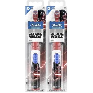 Oral-B Kids Battery Power Electric Toothbrush Featuring Disney’s Star Wars for Children and Toddlers age 3+, Soft (Characters May Vary), Multi(1 Count (Pack of 2))