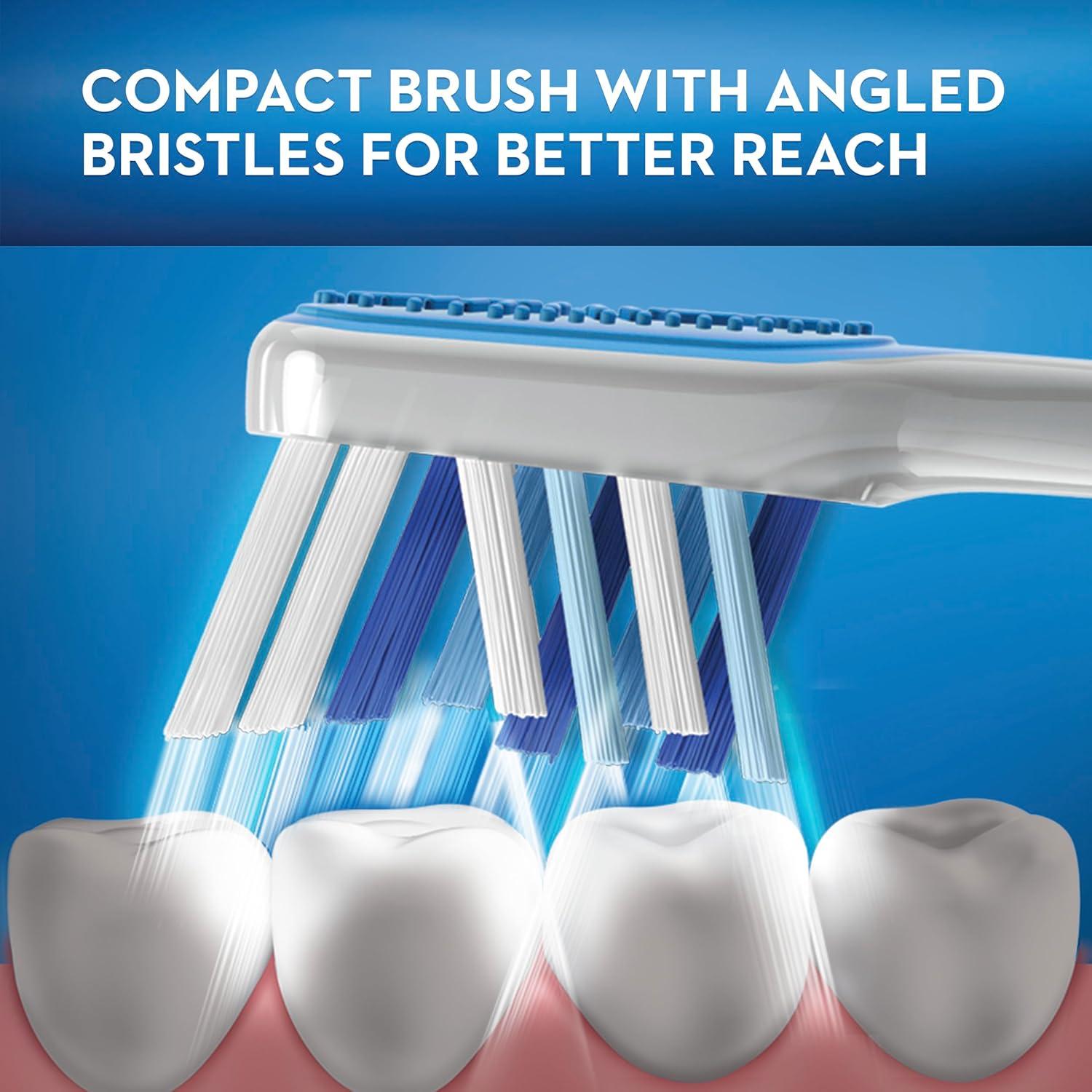 image:imageOralB CrossAction Compact Toothbrush Soft 6 CountMulticolor