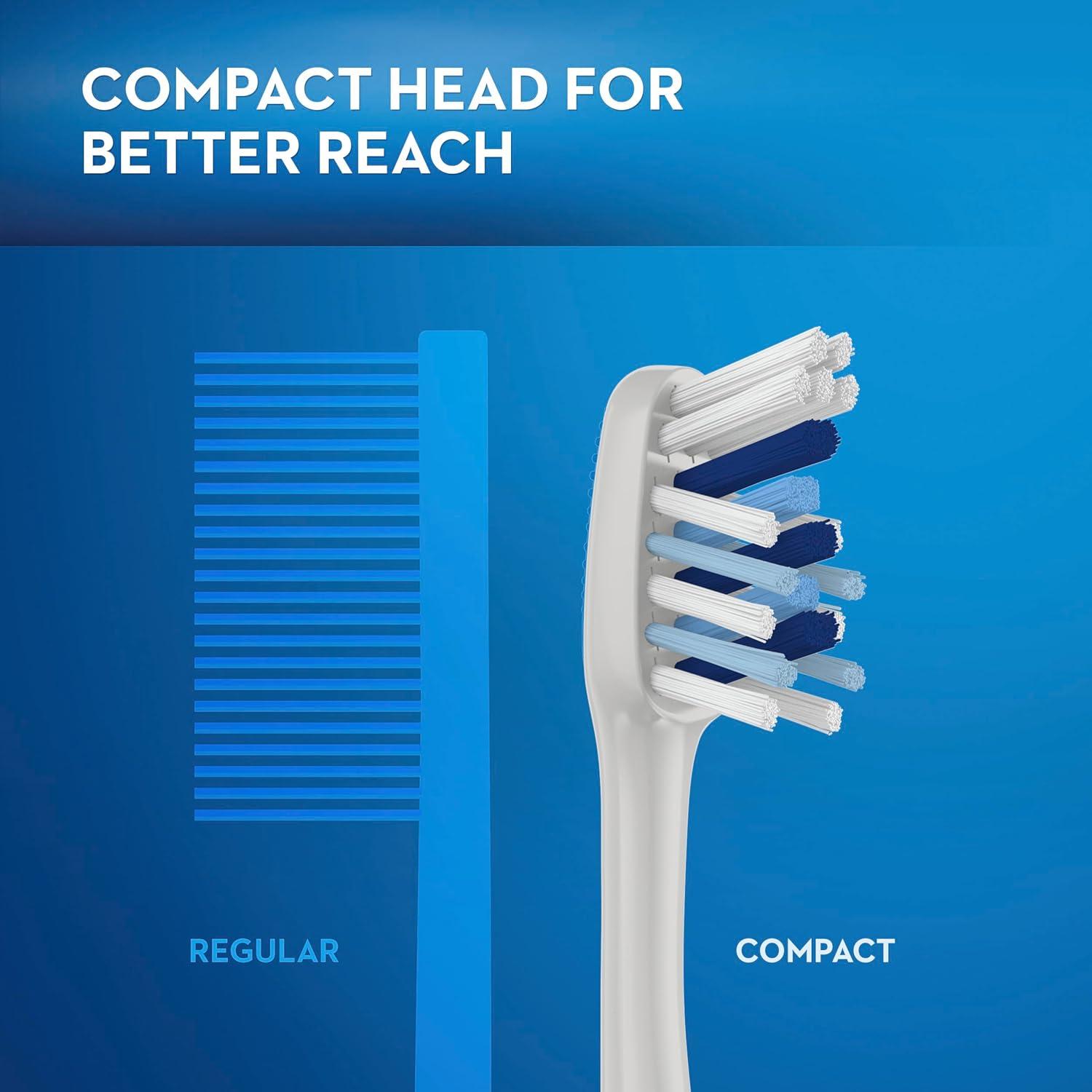 image:imageOralB CrossAction Compact Toothbrush Soft 6 CountMulticolor