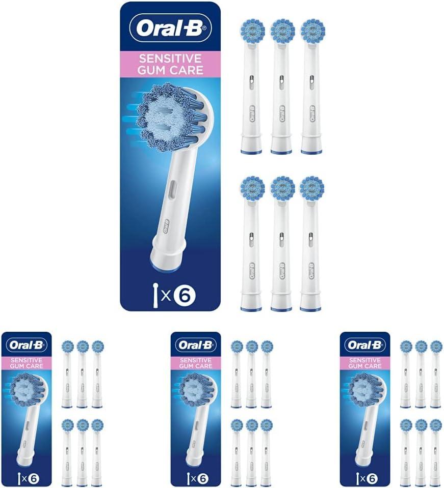 image:imageOralB Sensitive Gum Care Electric Toothbrush Replacement Brush Heads 8 CountWhite