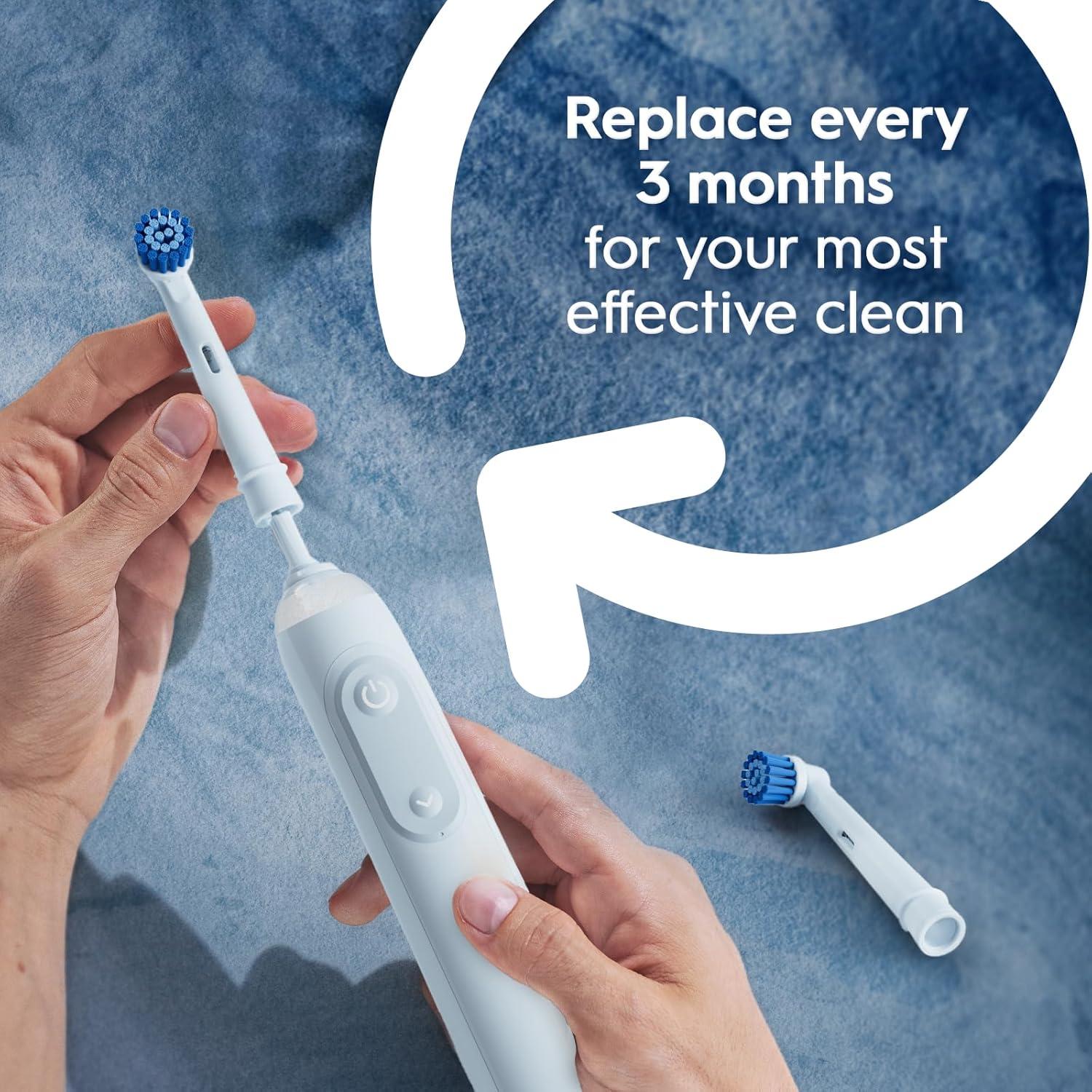 image:imageOralB Sensitive Gum Care Electric Toothbrush Replacement Brush Heads 8 CountWhite