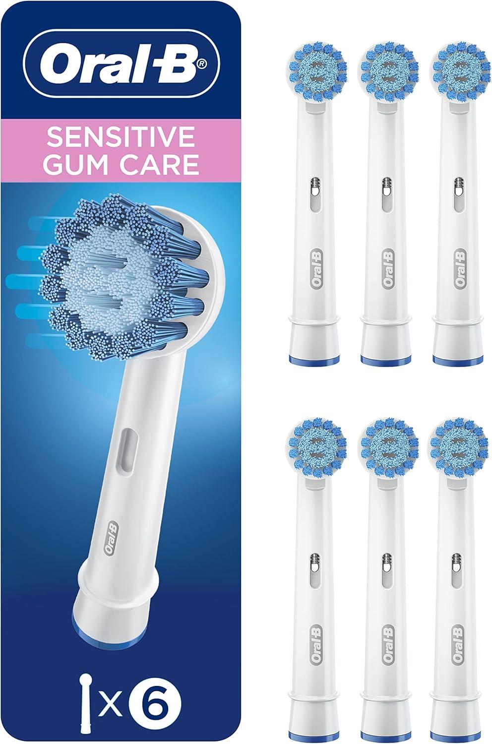 image:imageOralB Sensitive Gum Care Electric Toothbrush Replacement Brush Heads 8 CountWhite