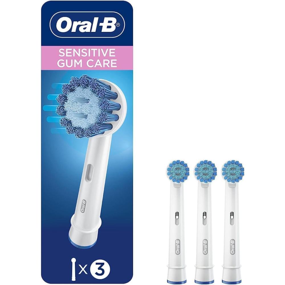 image:imageOralB Sensitive Gum Care Electric Toothbrush Replacement Brush Heads 8 CountWhite