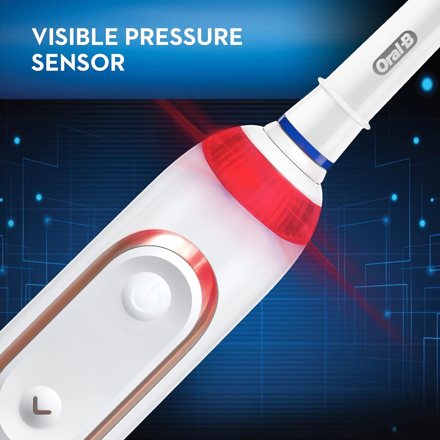 image:imageOralB Pro Smart Limited Power Rechargeable Electric Toothbrush with 2 Brush Heads and Travel Case BlackSakura Pink
