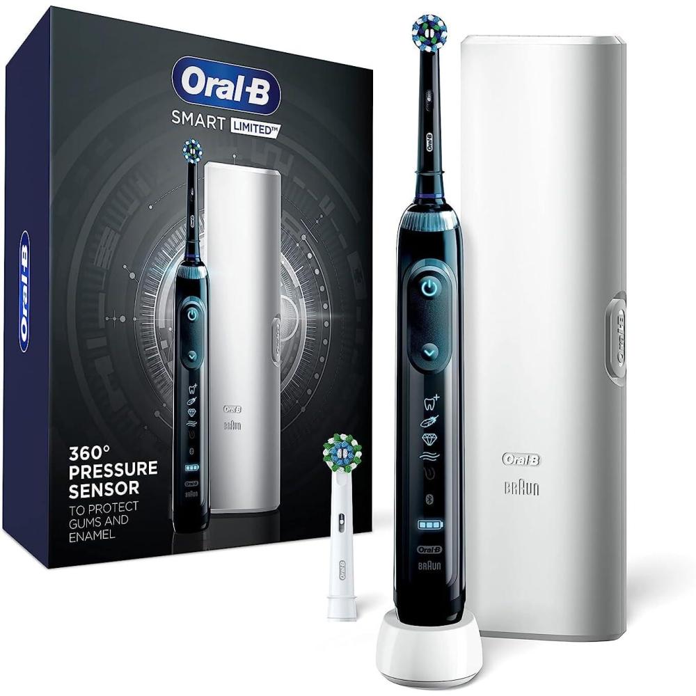image:imageOralB Pro Smart Limited Power Rechargeable Electric Toothbrush with 2 Brush Heads and Travel Case BlackBlack