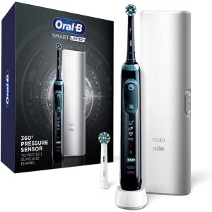 Oral-B Pro Smart Limited Power Rechargeable Electric Toothbrush with (2) Brush Heads and Travel Case, Black(Black)