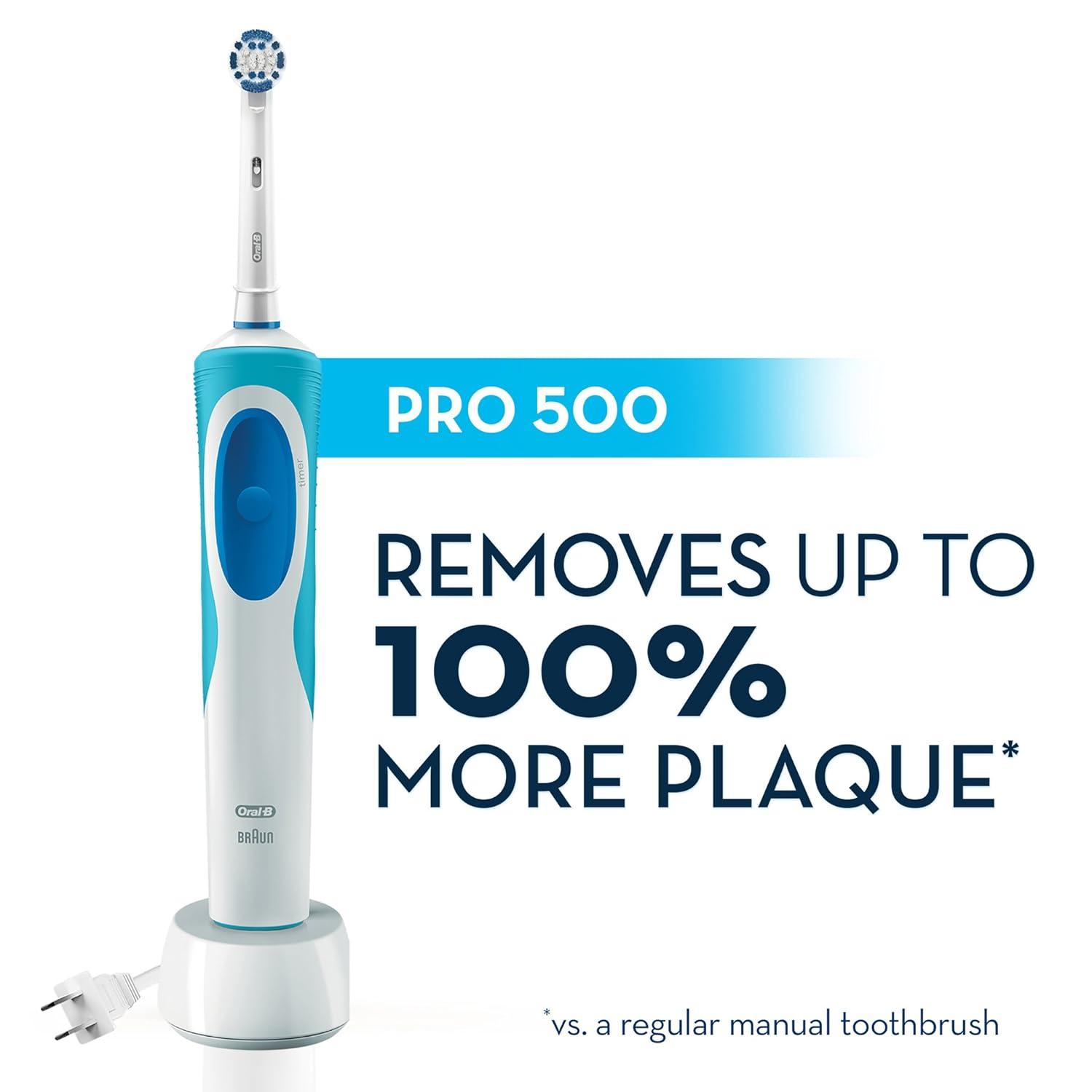 image:imageOralB Pro 500 Electric ToothbrushWhite