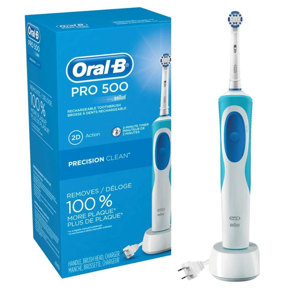 image:imageOralB Pro 500 Electric ToothbrushWhite